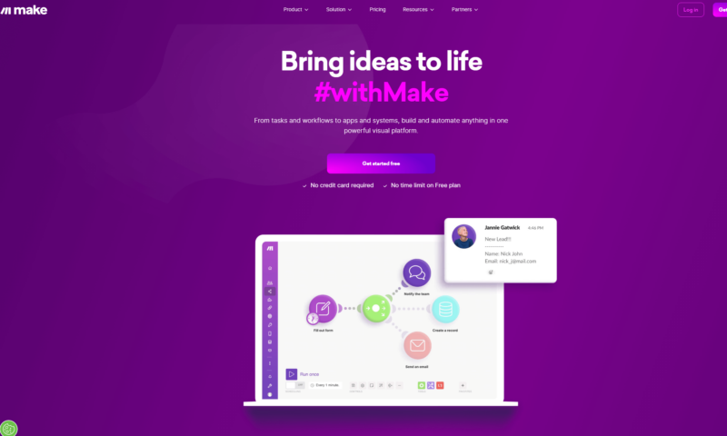 Make home page from hustpilot