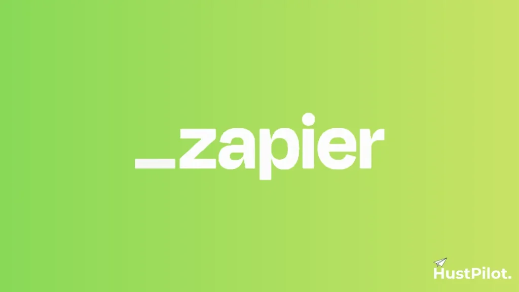 Zapier Logo featured by Hustpilot.com
