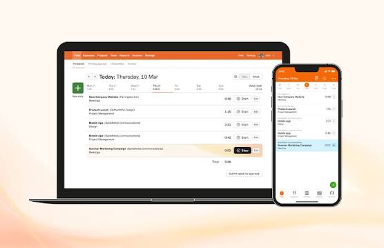 Harvest time tracker for solopreneurs.