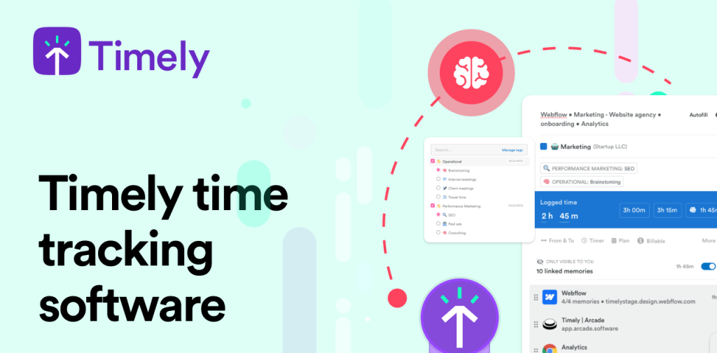 Timely time tracking software for solopreneurs.