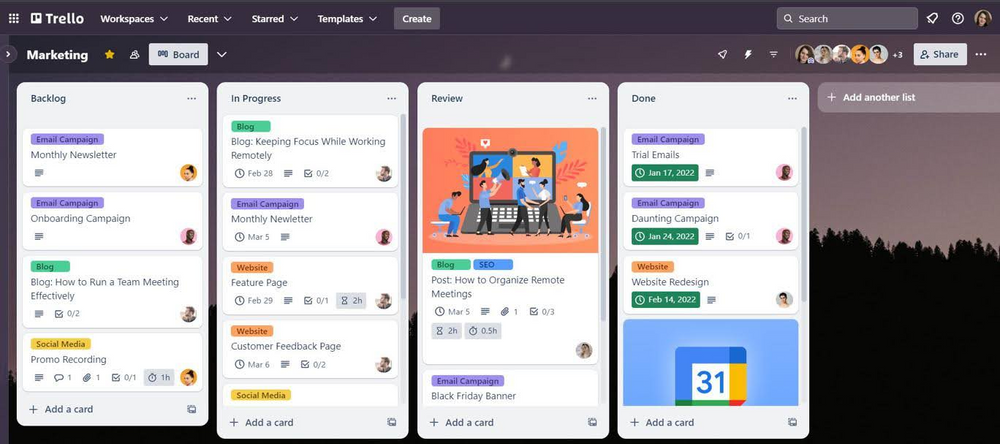 Customizing your trello board. By hustpilot.