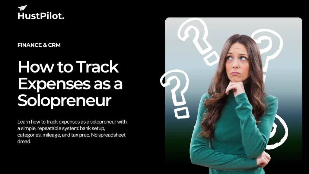How to Track Expenses as a Solopreneur