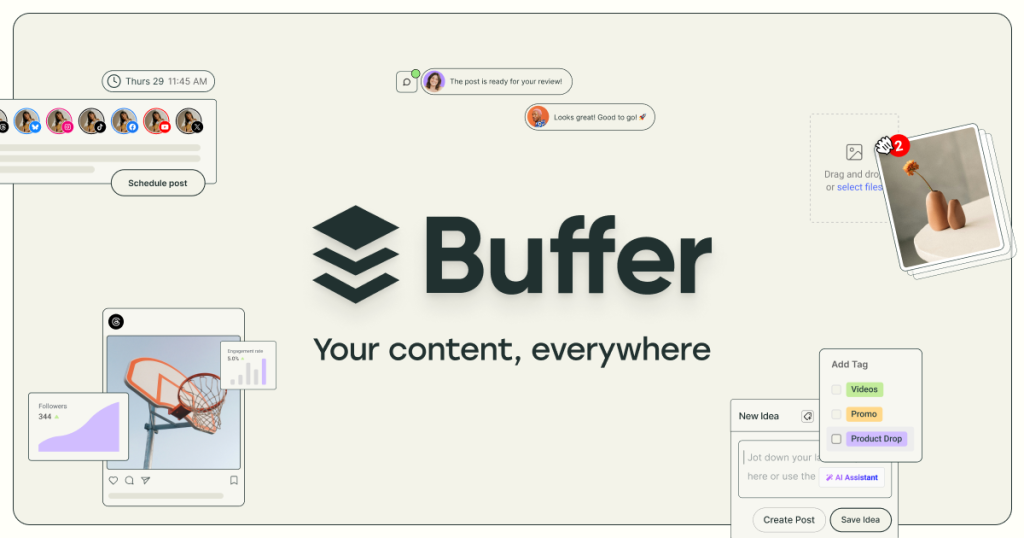 Buffer social media manager